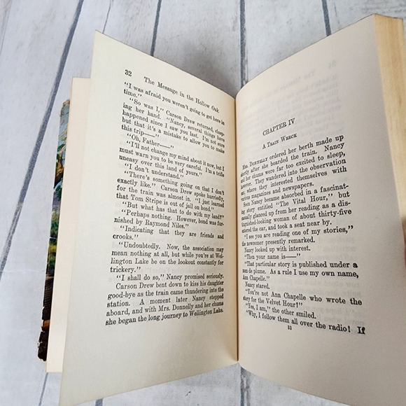 Vintage Nancy Drew 1935 The Message in the Hollow Oak Hardcover Book - Picture 11 of 15